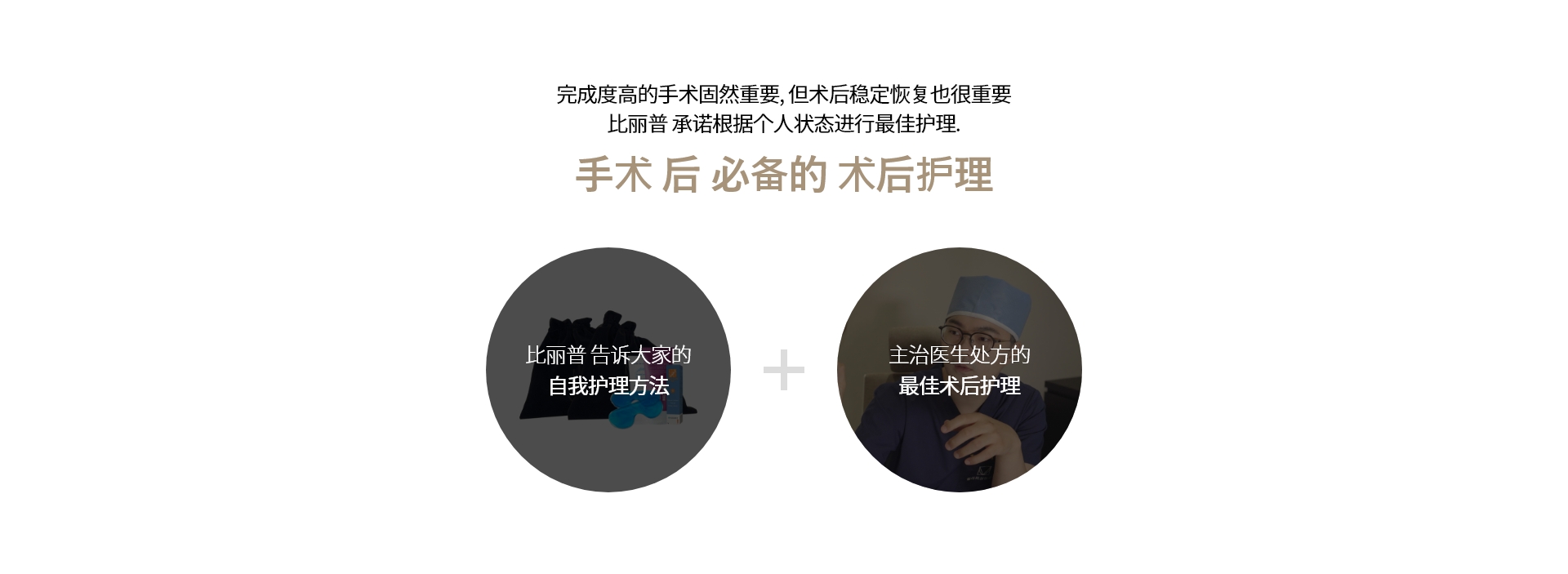 完成度高的手术固然重要, 但术后稳定恢复也很重要 比丽普 承诺根据个人状态进行最佳护理. 手术 后 必备的 术后护理 比丽普 告诉大家的 自我护理方法   主治医生处方的 最佳术后护理